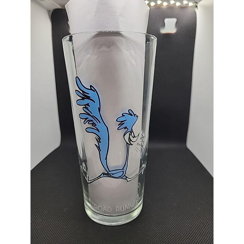 Vintage Pepsi Road Runner Collector Series Glass 1973 Warner Bros Beep Beep B17
